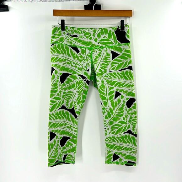 Alo Yoga Women's Cropped Leggings - Palm Springs - Medium - Picture 1 of 8